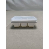 roavecsbe Reusable Plastic Ice Cube Mold with Lid – 6-Cube Tray for Perfect Ice Cubes